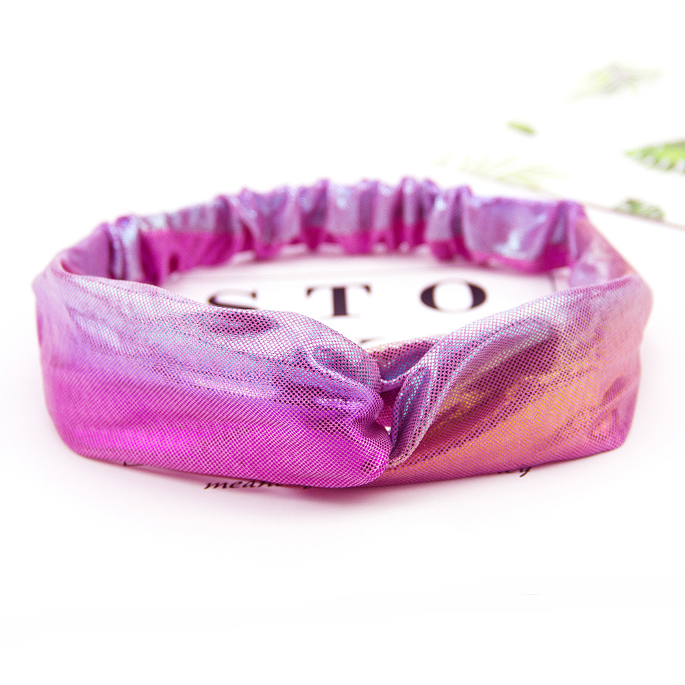 Women's Streetwear Round Colorful Cloth Hair Band display picture 9