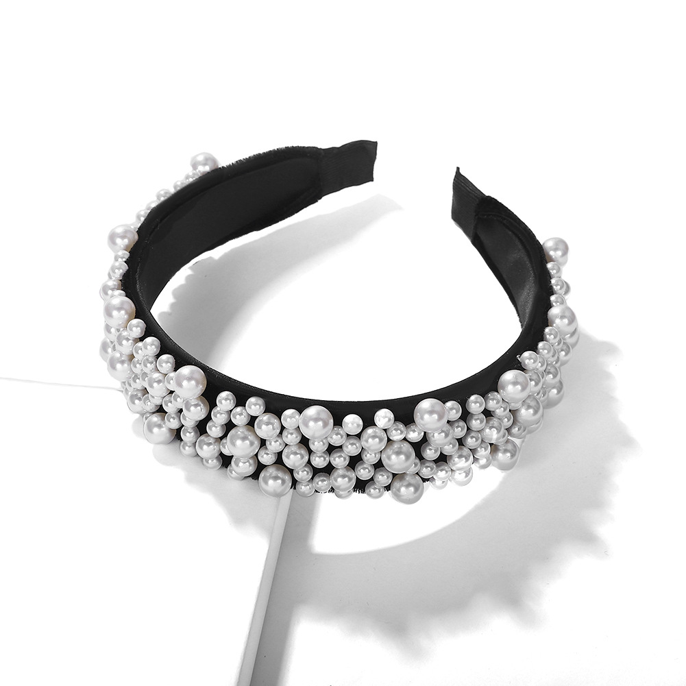 New High-end Velvet Diamond Headband Jewelry display picture 10