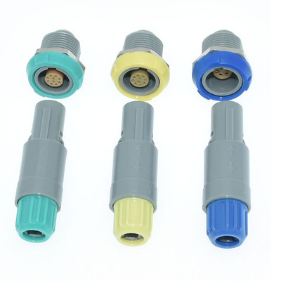 直销医疗设备理疗仪器塑料PKGPAG圆形连接器0P1P2P航空插头插座