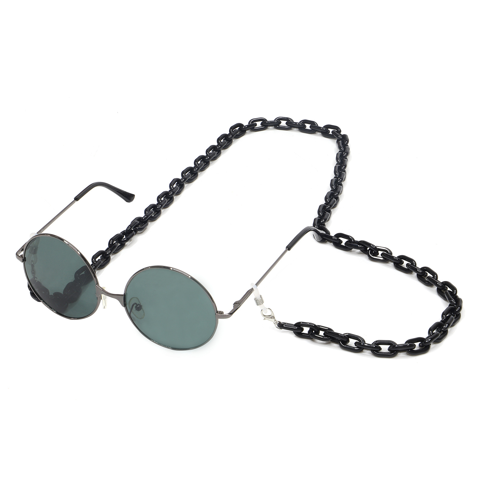plastic black glasses chain simple retro fashion glasses chainpicture1
