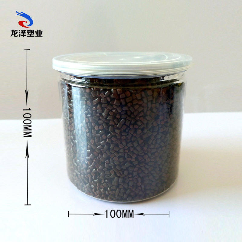 易拉透明食品密封罐 塑料包装瓶 辣椒酱瓶子 批发