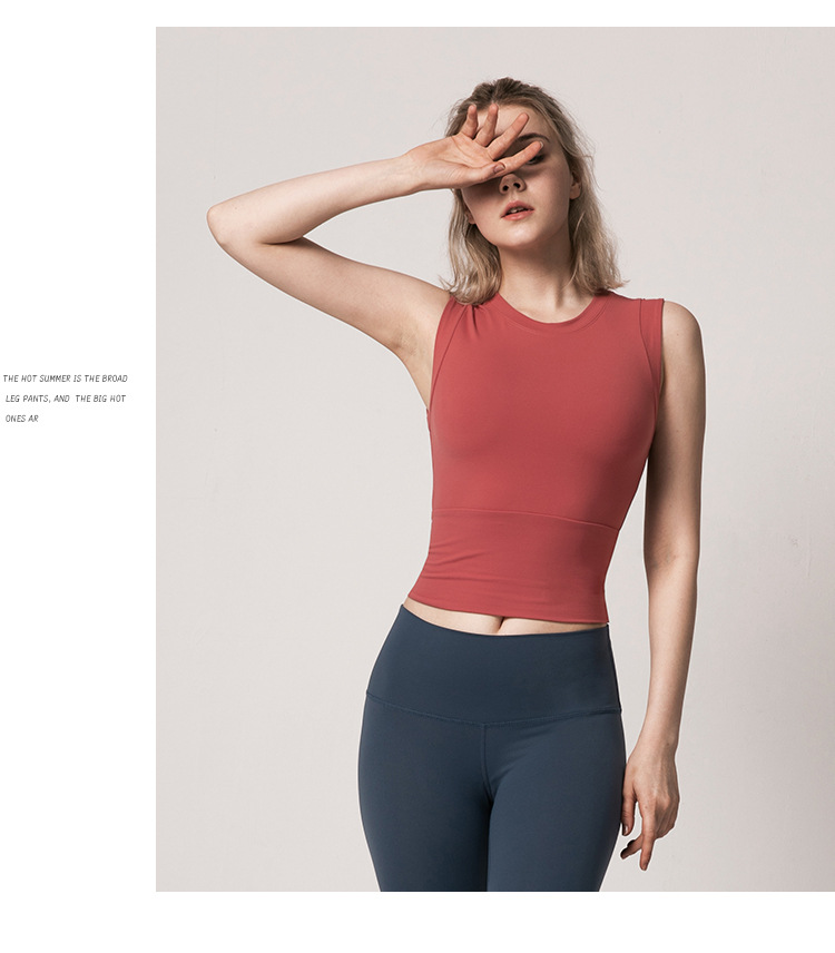 new style sleeveless tight-fitting yoga clothes  NSDS13490