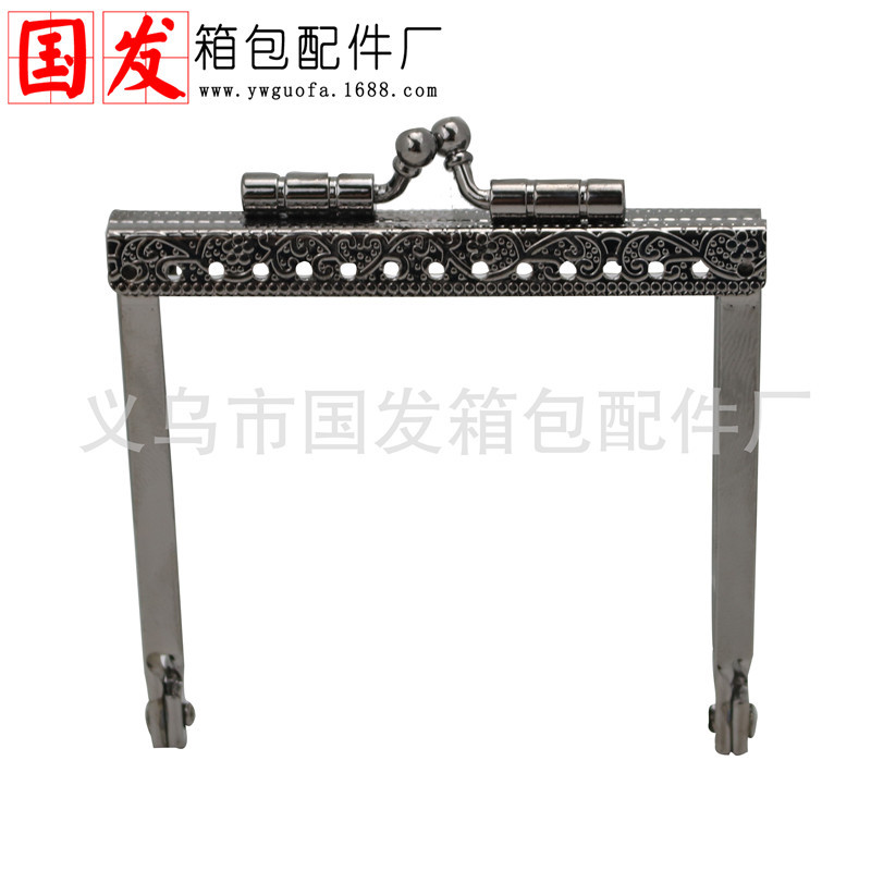 7.5Cm piezas de carro de pierna cuadrada oro bronce, pistola negra, plateada