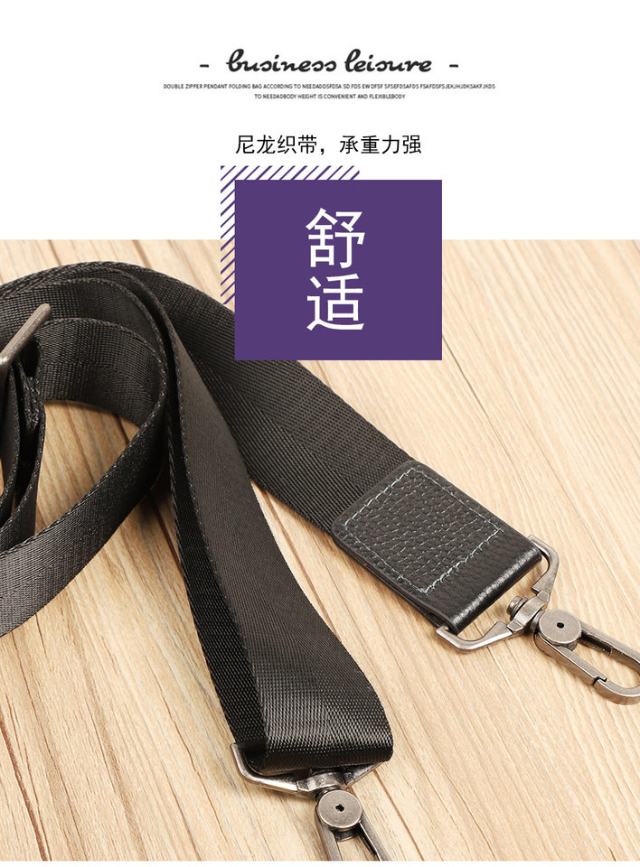 Túi xách tay nam da bò lớp đầu 28×38×8 cm kiêm túi đeo chéo, đựng laptop 13 inch — Màu cà phê, Màu xanh lam, Màu đen chi tiết 7