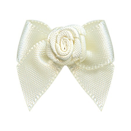 Yao Ming DIY accesorios de ropa interior accesorios para el cabello ropa interior caja de regalo decoración de flores rosa 3 puntos cinta arco