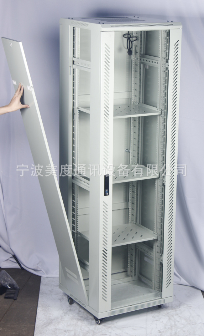 美度网络机柜 厂家直销42u玻璃门19寸标准服务器机柜2米立式机柜