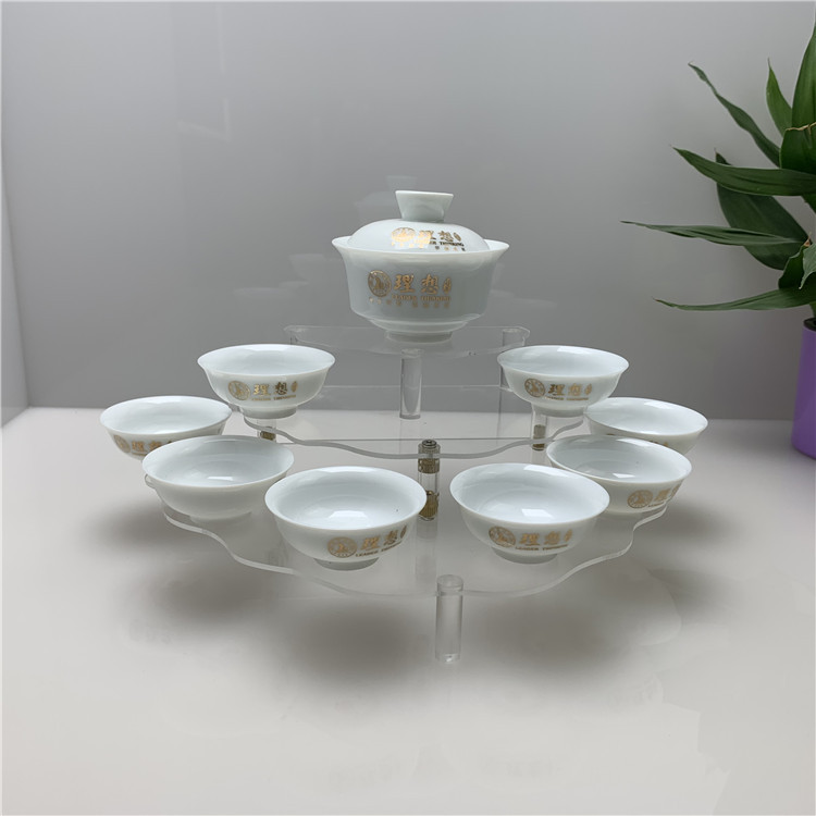 三层亚克力展示架有机玻璃陈列架化妆品展示架工艺礼品陈列架加工