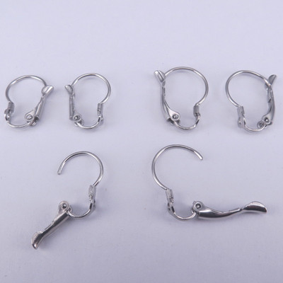 Manufactor Direct selling Earrings parts Stainless steel Simplicity gourd Ear hook personality Versatile Anti allergy Earrings Jewelry