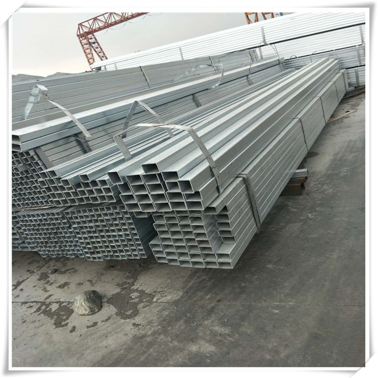 现货销售50*50*5.0*5.75镀锌方管 Q235B方管 包头镀锌方管