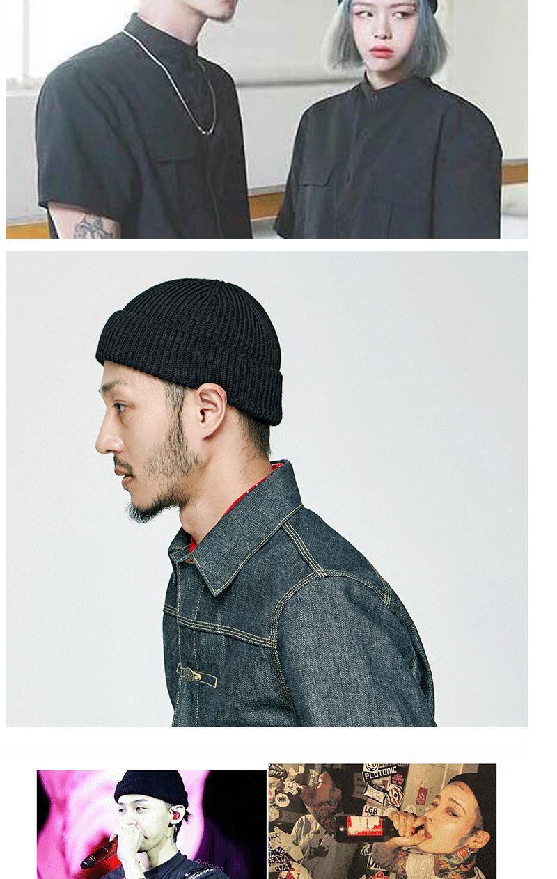 Men's Simple Style Solid Color Crimping Wool Cap display picture 3