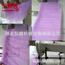 蓬蓬裙制作設備 網紗雪紡蕾絲布料打褶機 可調褶皺大小自動縫紉機