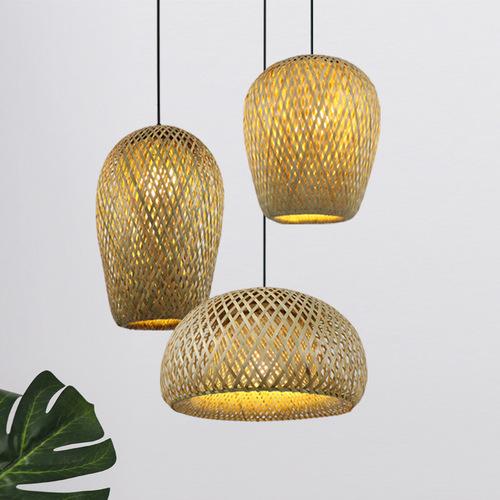 Personalized and creative Chinese-style bamboo chandeliers for hotels, teahouses, B&Bs, restaurants, hotpot restaurants, Japanese-style bamboo lanterns and chandeliers