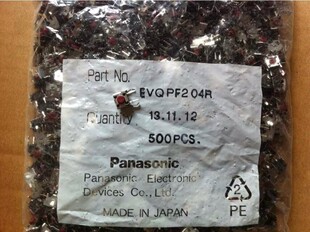 �����p�|�_�P��ʽ 6*6*5   EVQ-PF204R ԭ�b��Ʒ  �r��Ո��ԃ