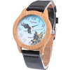 Fashionable watch, quartz watches suitable for men and women, belt, Korean style