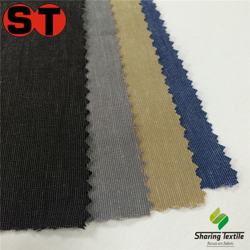 现货&成品&库存弹力50D+20D&32S涤阳棉四面弹沙滩裤&运动面料