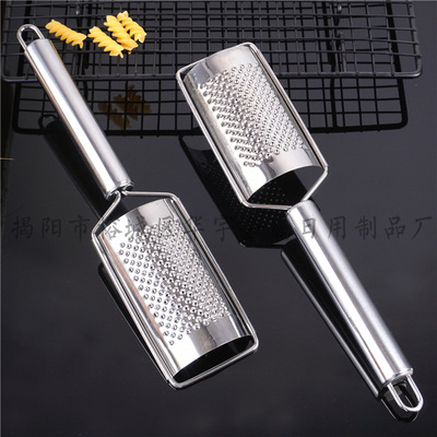 厨房工具不锈钢擦丝器 手动切菜器土豆萝卜切丝器 磨蒜泥器姜丝刨|ms