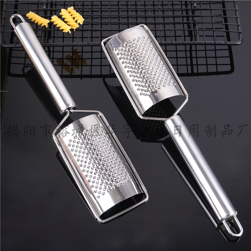 厨房工具不锈钢擦丝器 手动切菜器土豆萝卜切丝器 磨蒜泥器姜丝刨|ms