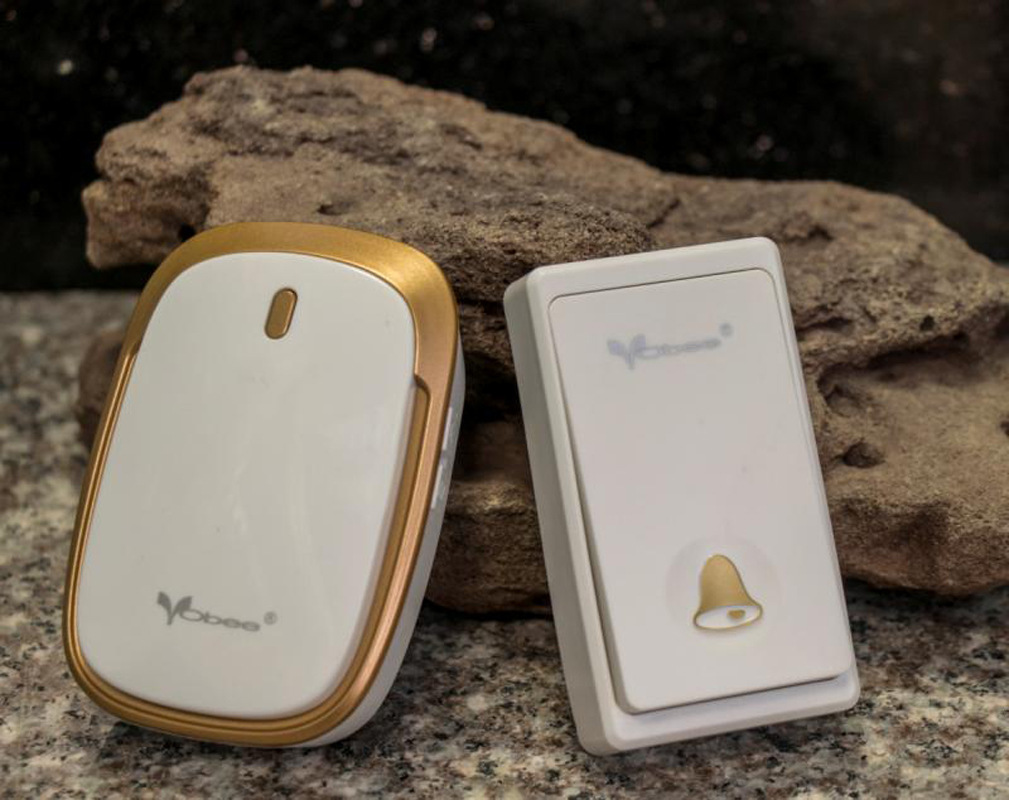 防水自发电门铃无线数码门铃不用电池远距离电子遥控门铃无线门铃