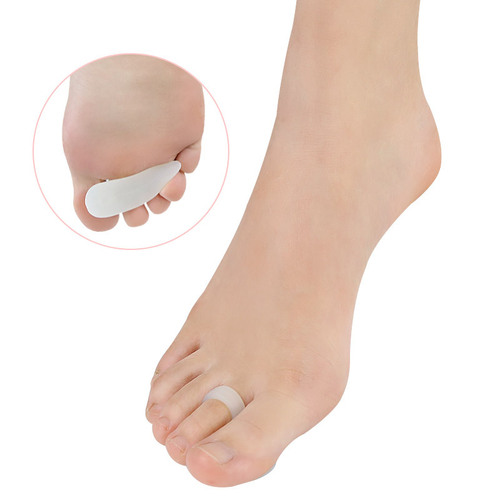 SEBS middle toe sleeve support pad, hammer toe pad, hallux valgus orthopedic pad, elastic toe grip correction pad