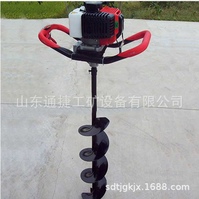 挖坑机 多功能果树植树机 农用地钻打孔种树打洞机小型单人挖坑机