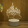 Night light, lantern for bed, 3D, Birthday gift