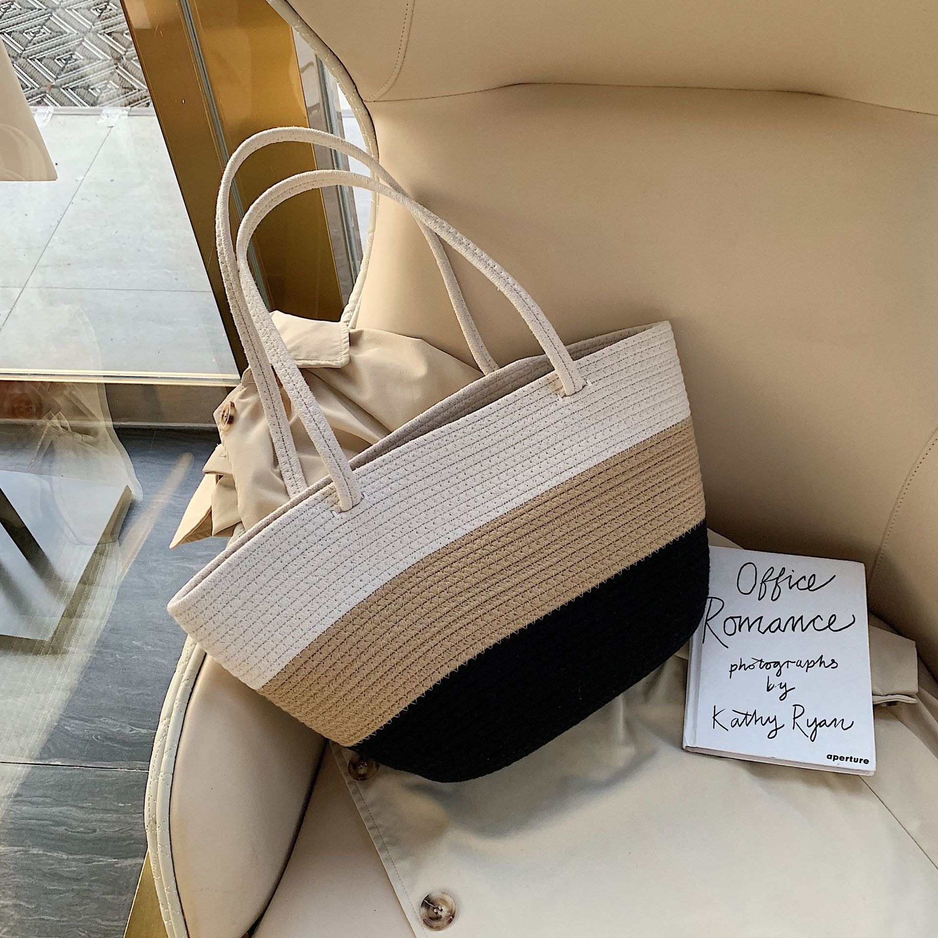 包包女2020新款时尚草编包手工东南亚百搭沙滩包半月单肩女包定制|ms