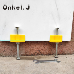 Tile adjuster positioner wall tile height adjuster tile height lifter positioning and leveling artifact