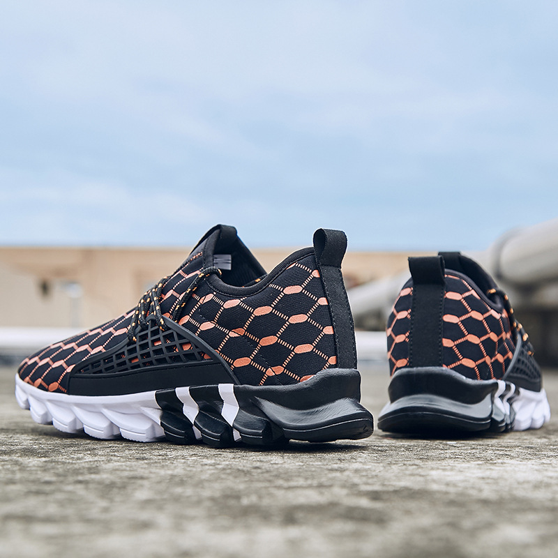 Scarpe da tennis Scarpe da basket Scarpe da ginnastica Tessuto sintetico Assorbimento degli urti Scarpe da ginnastica durevoli e traspiranti_voghion.com