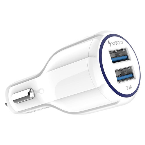qc3.0 fast charging car charger 3.1A one to two QC 3.0 car mobile phone charger dual usb car charger