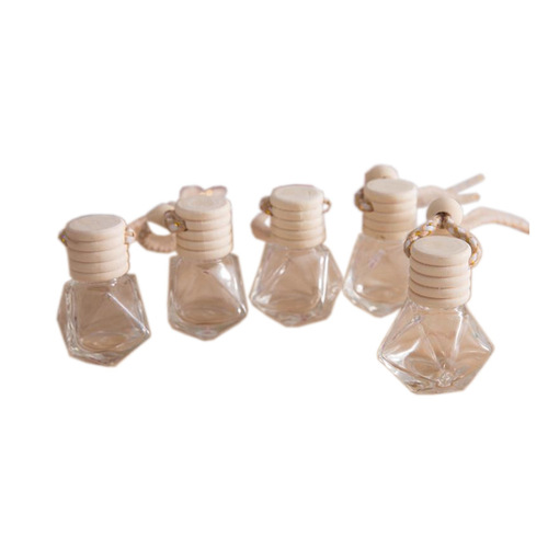 Car Perfume Bottle Pendant Diamond Bottle Glass Empty Bottle Perfume Bottle Factory Direct Sales Car Colorful Perfume Bottle Hot Selling