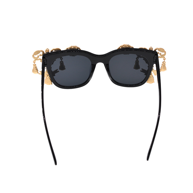 Fashion Hollow Key Water Drop Inlaid Rhinestone Sunglasses Wholesale Nihaojewelry display picture 5