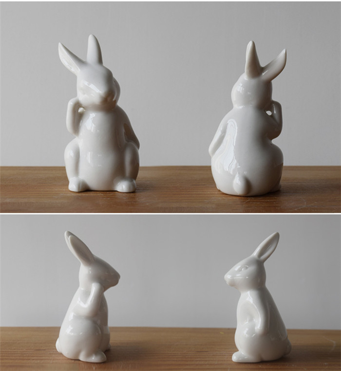 ceramic white rabbit (4)