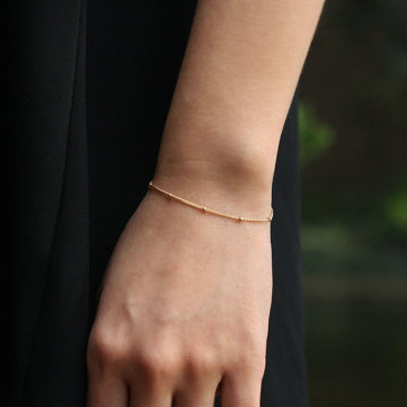 Dunhuang AliExpress ebay walking bracelet simple cheap bead chain bracelet SL-039 Dunhuang AliExpress ebay walking bracelet simple cheap bead chain bracelet SL-039
