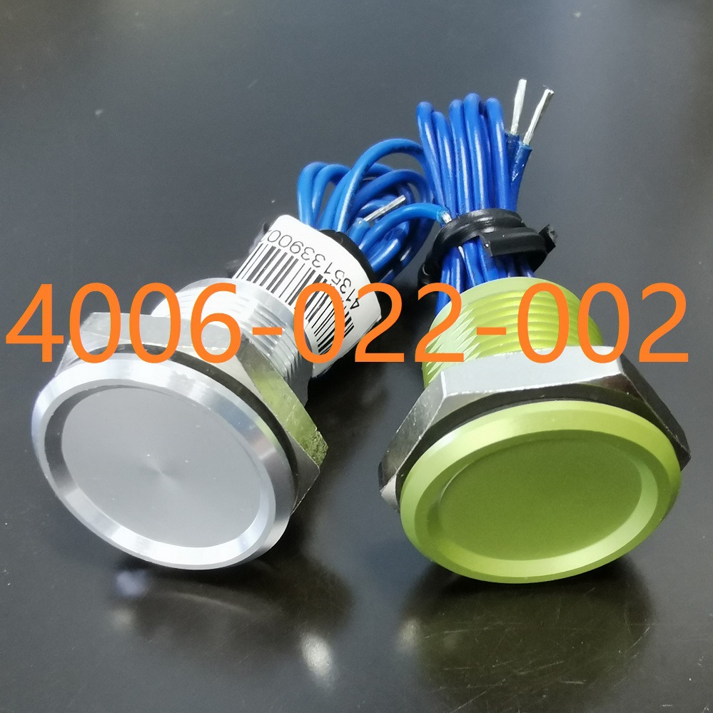 16mm绿色金属按钮开关TU6P15GN坚固型防水按钮开关IP69K