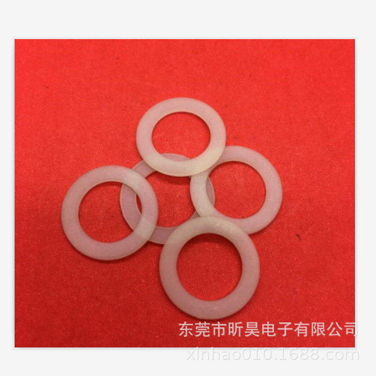 厂家大量供应尼龙垫片尼龙华司塑胶垫片PVC介子尼龙平垫8*4*1MM