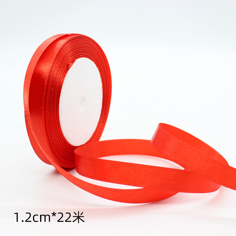 Fábrica al por mayor 1/2/4/5cm cinta de embalaje rojo hilo cinta de embalaje de regalo