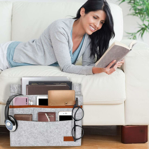 Bedside storage bag felt storage bag bed side storage pouch miscellaneous bag storage hanger manufacturer wholesale