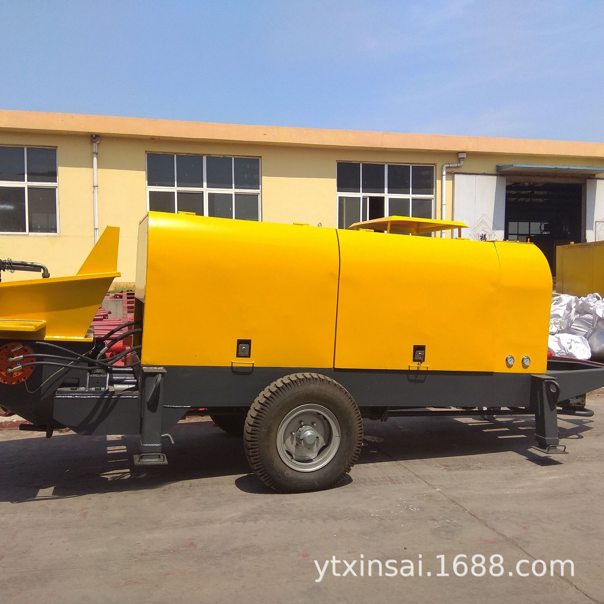 拖泵  混凝土拖式泵 60拖泵 大拖泵 90KW电机