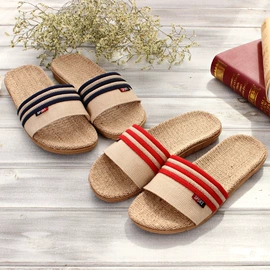 布艺拖鞋;亚麻拖鞋;塑料拖鞋