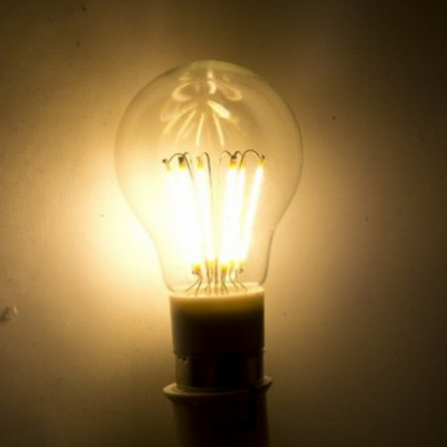 LED bulb low-voltage AC/DC 12V globe bulb E27 B22 6W filament glass bulb