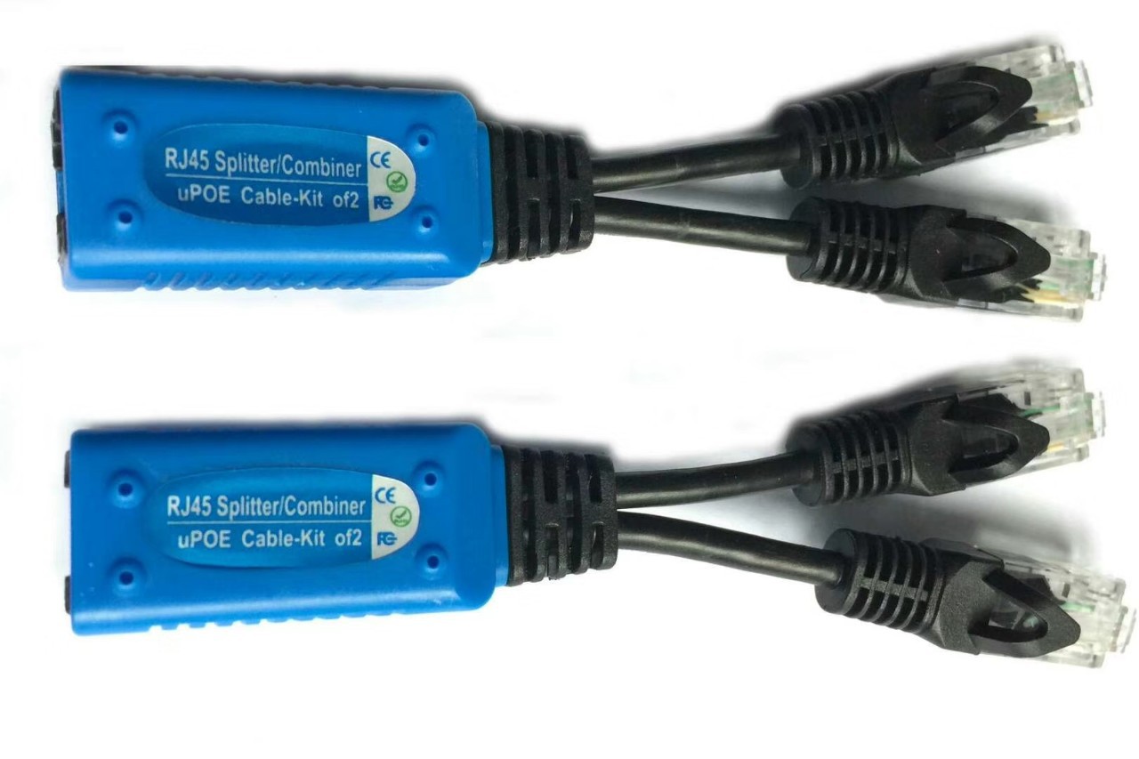 高品质POE合路器一根网线传输两路摄像机无衰减节省施工线材时间