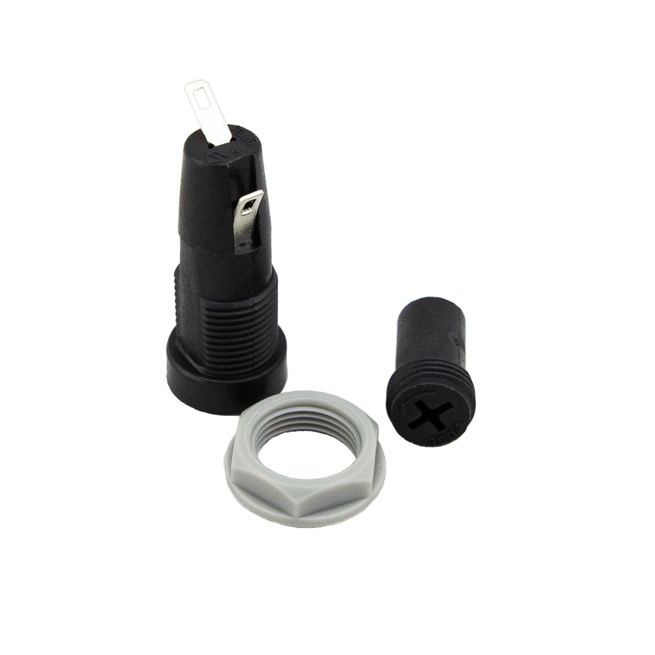 10A 250V仪表板式 保险丝座 熔断器座BTF35 适用5*20保险丝