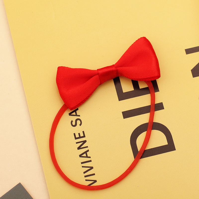 加皮圈红色领结1