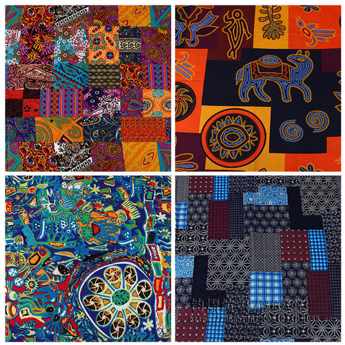 Cotton and Linen Printed Fabric Patchwork Women's Clothing Dress Ethnic Style Handmade Fabric