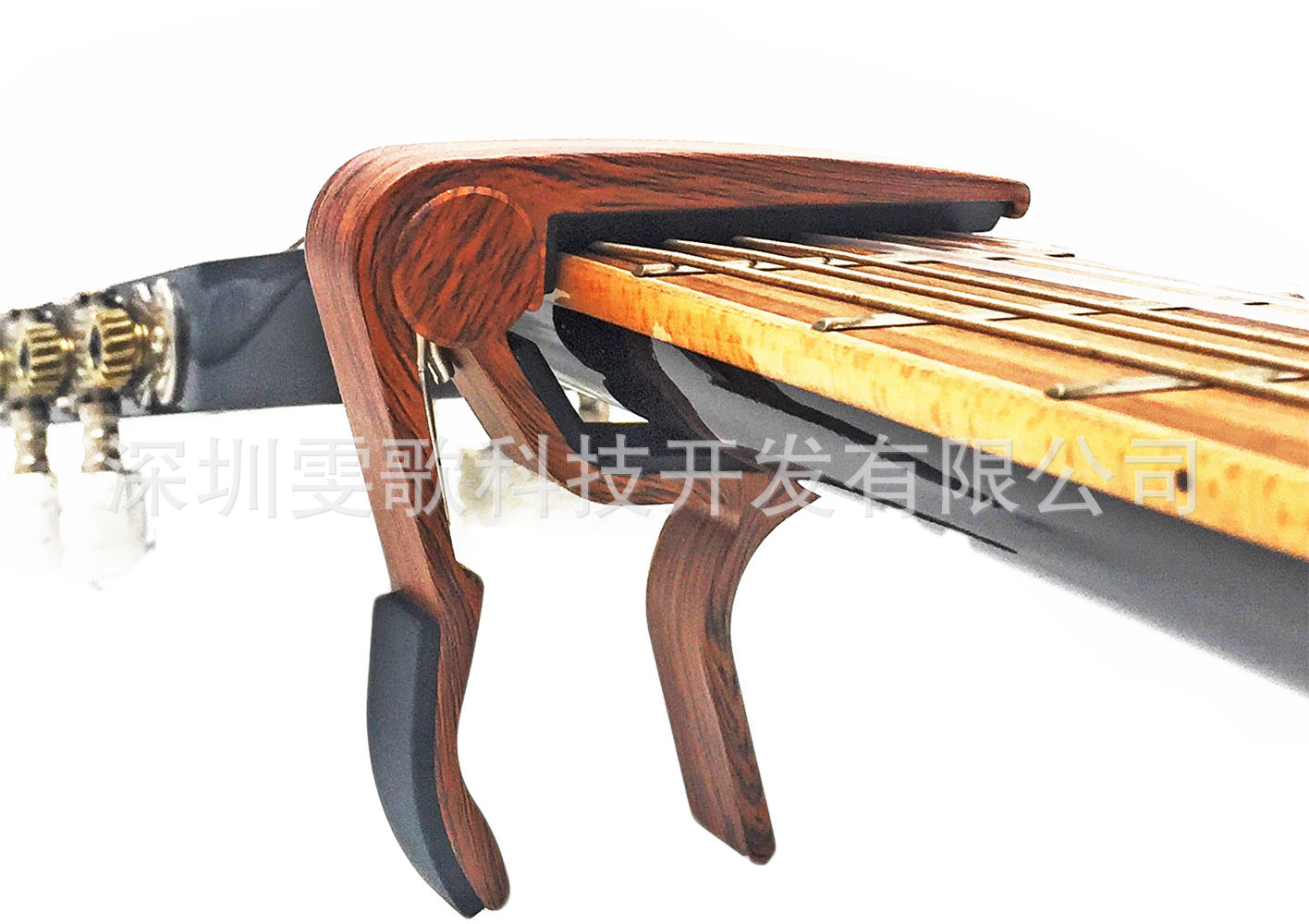 Wood Finish Quick Change Capo