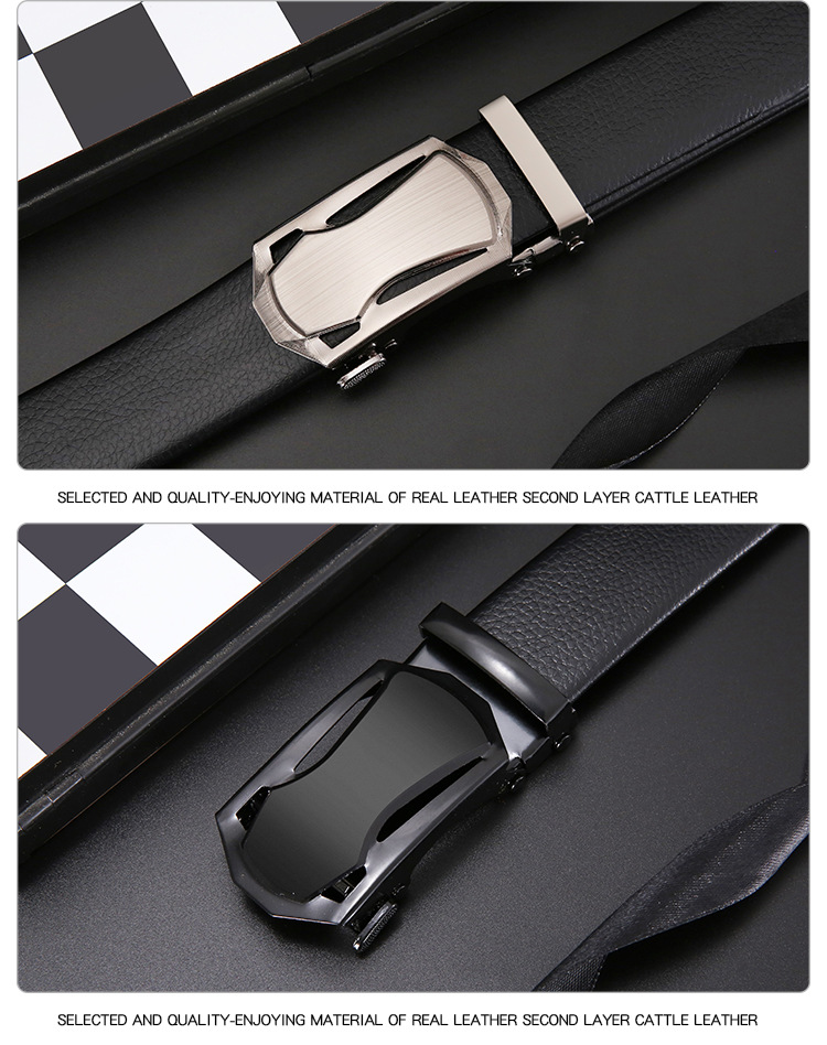 Cintura uomo con fibbia automatica per abbigliamento business_voghion.com