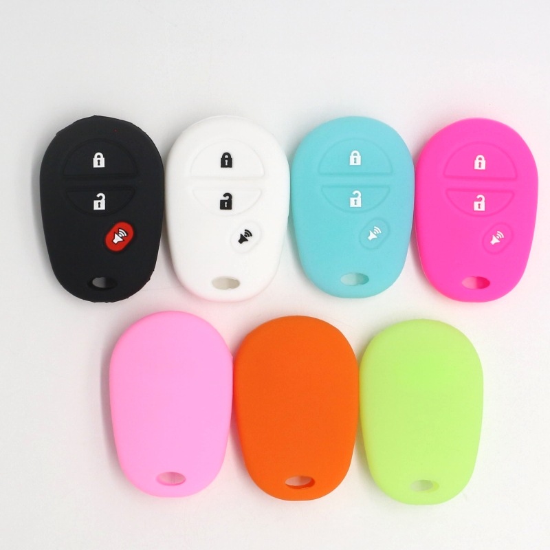 Car Key Silicone Cover Suitable for Toyota Remote Control Sheath Silicone Key Bag Car Remote Control Bag Cover