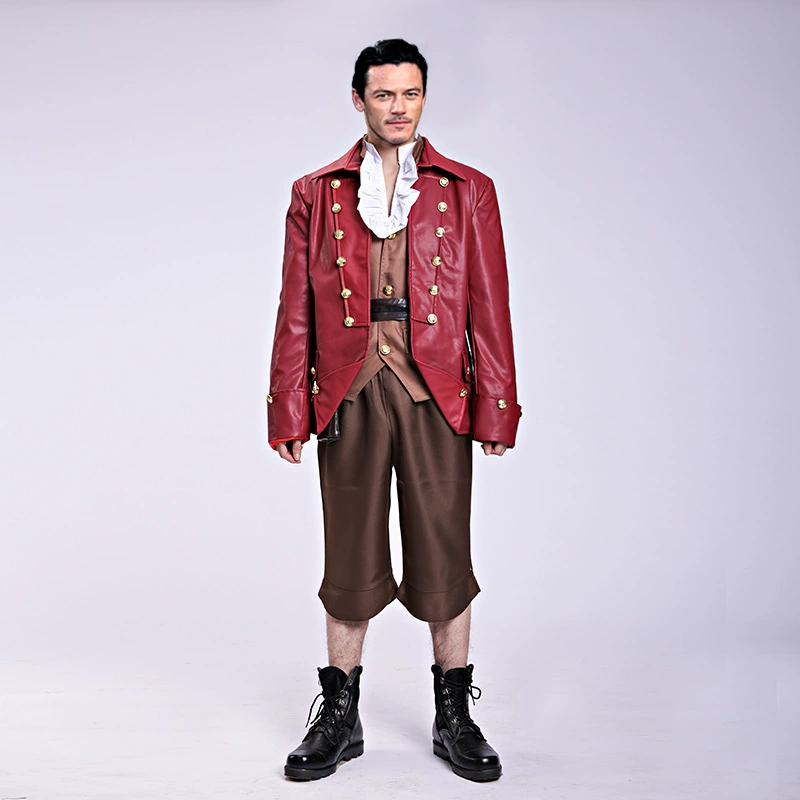 2017 фильм Красавица и чудовище Гастон косплей костюм в наличии