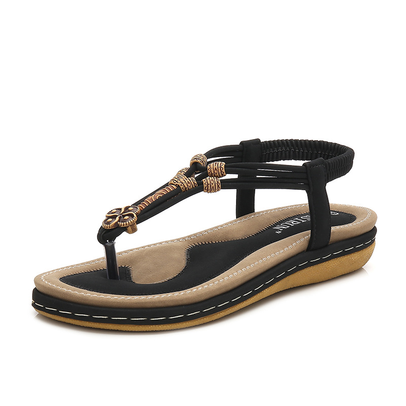 Cross-border supply 2025 new style sandal for women, thick-soled cake, large-sized women's sandal, fashionable Roman style, 36-43 undefined