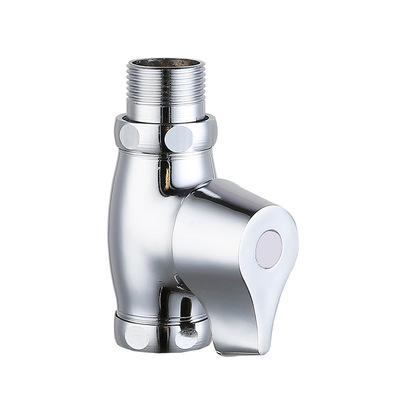 蹲便器冲水阀手按式厕所卫生间水龙头便池大便器开关快开冲水阀门